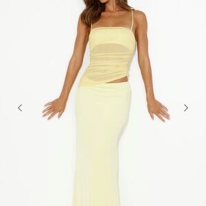 Hello Molly Yellow Maxi Dress
